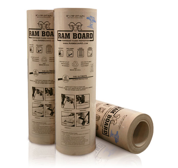 Ram Board is Temporary Floor Protection Ramboard